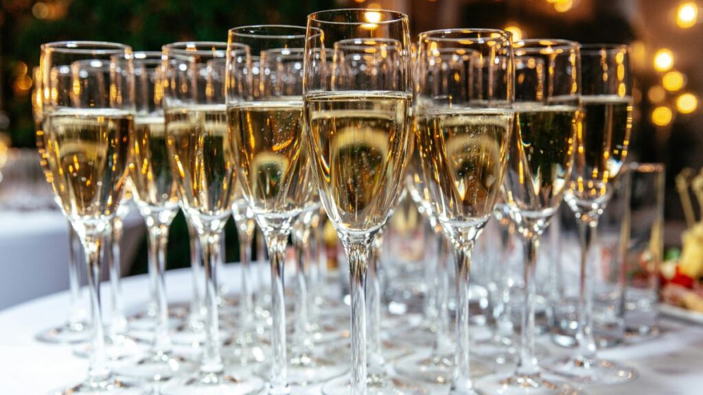 glasses of Cap Classique