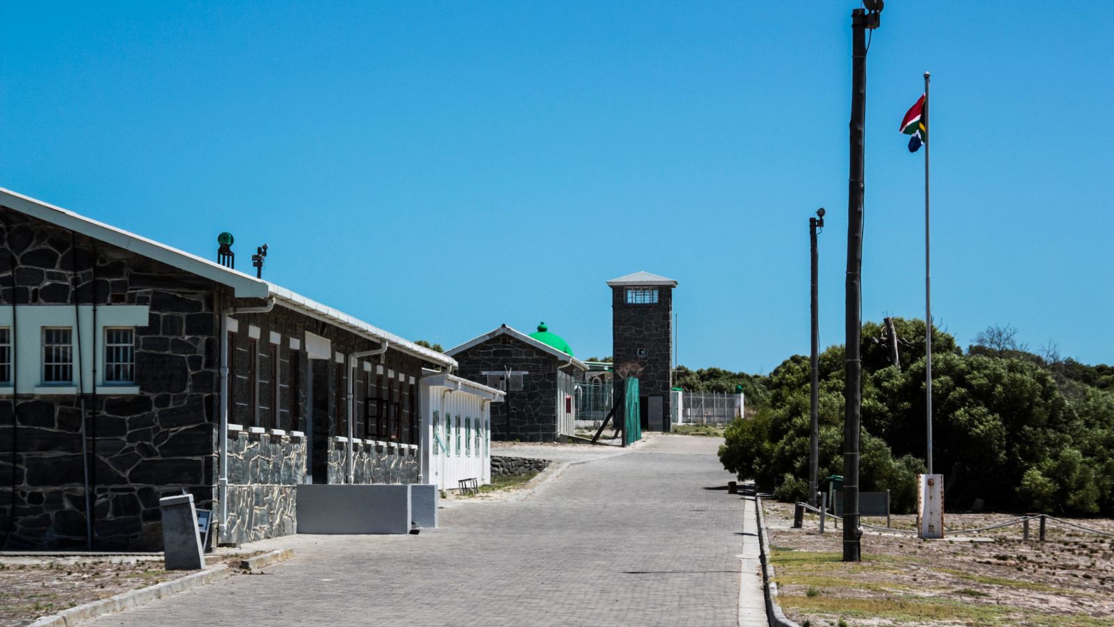 entrance at the prison to Robben Island