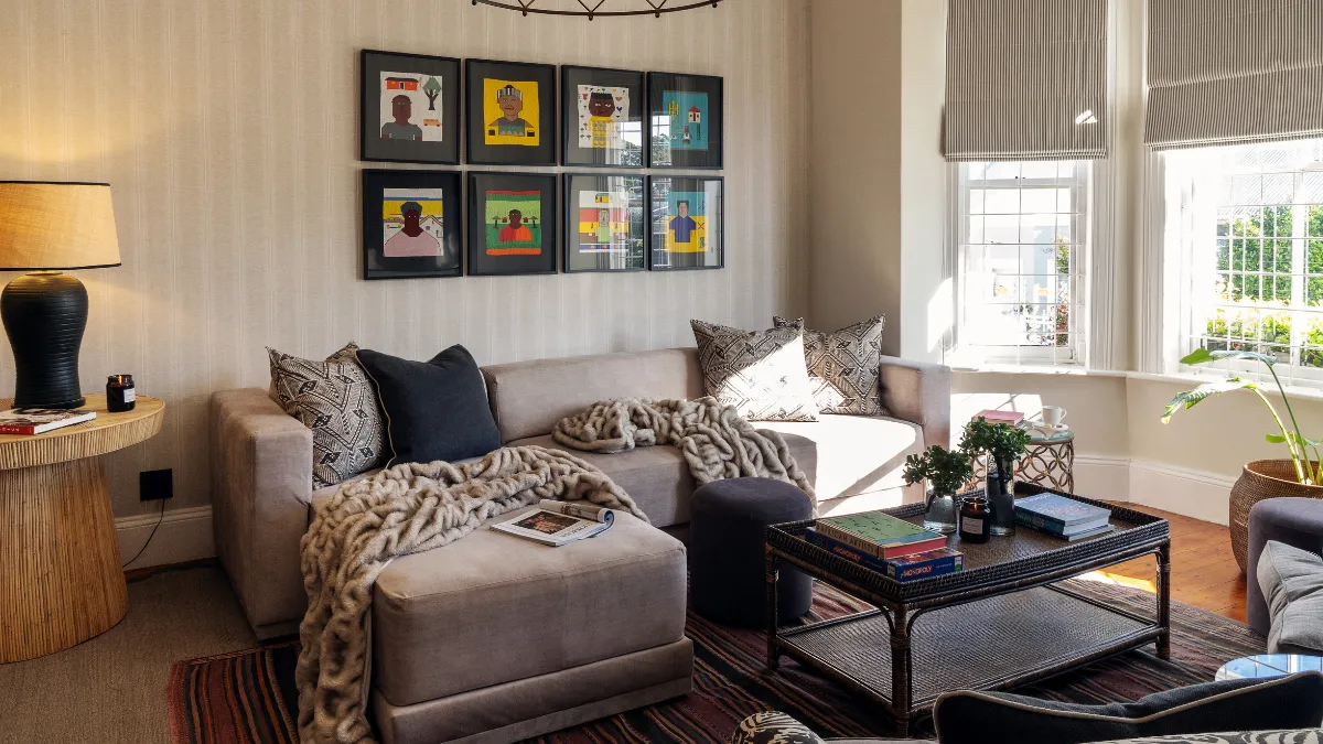 Living area at Villa Gareloch in seapoint