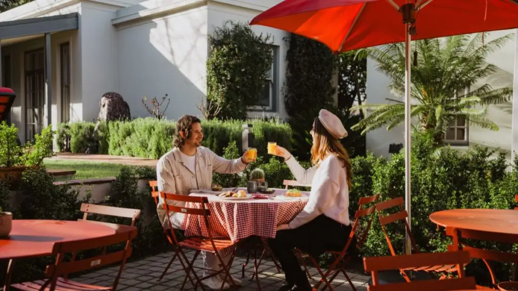 a couple enjoying a romantic getaway with The Oyster Collection