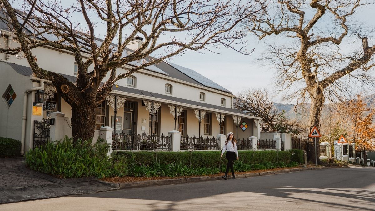 Front facade of Avondrood Boutique Hotel