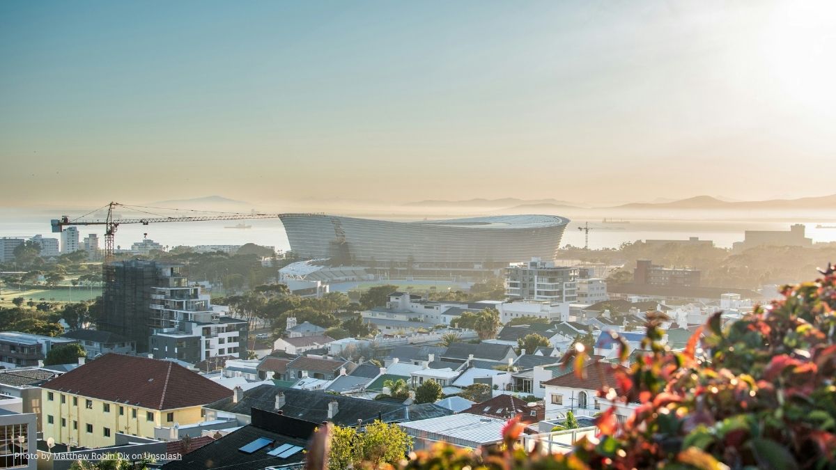 elevated view of DHL stadium